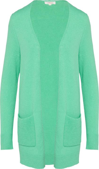 Produktbild s.Oliver Strickjacke Strickjacke mit Rippbündchen (40)