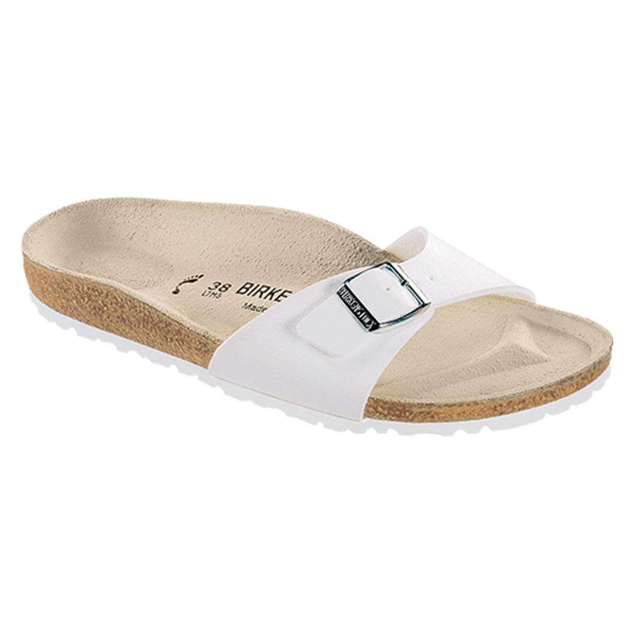 Birkenstock, Vrouwen, Sandalen, Madrid, Wit, (39)