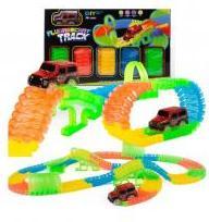 Immagine prodotto Lena Im Dunkeln leuchtende Autorennbahn mit Auto