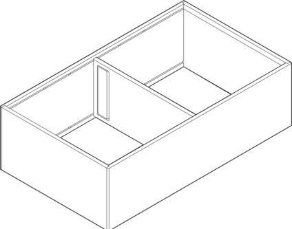Actual product image Blum ZC7F400RSP CS-M AMBIA-LINE Rahmen
