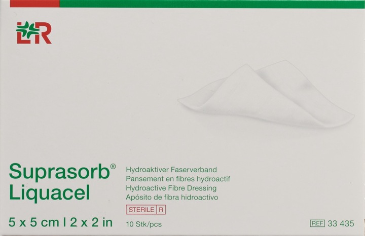 Actual product image Suprasorb Liquacel 5x5cm (10 x)