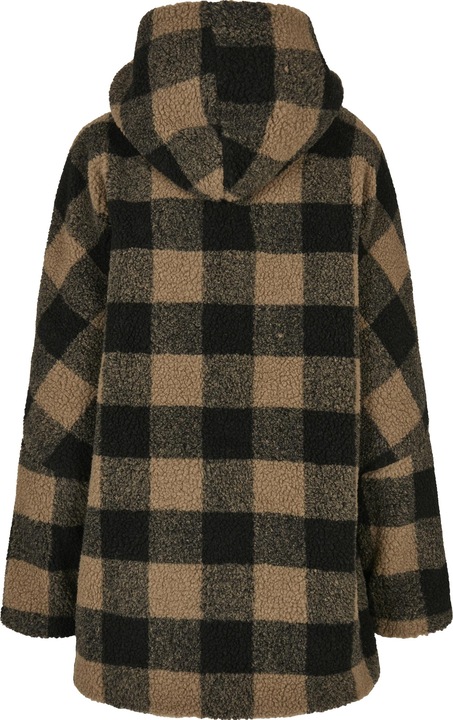 Produktbild Urban Classics Ladies Hooded Oversized Check Sherpa Jacket (XL)