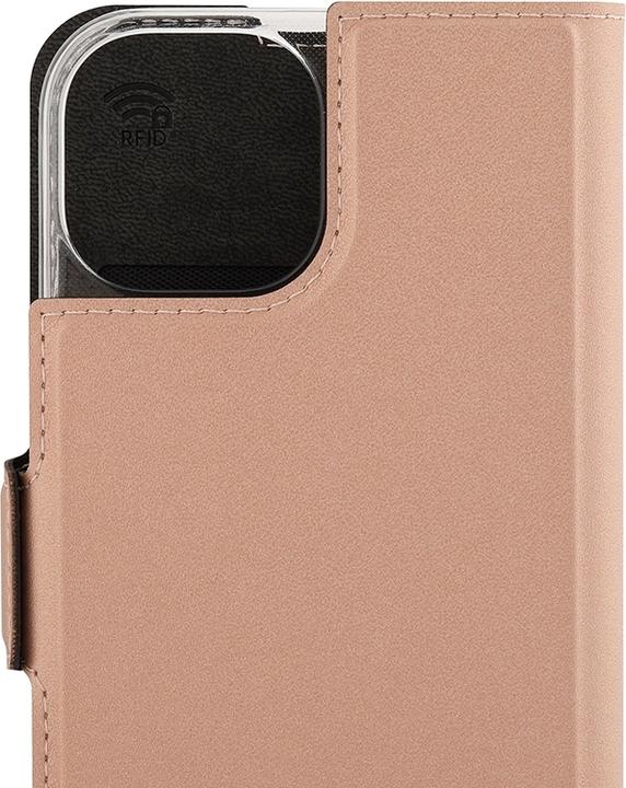 Produktbild Wave BookCase -suojakotelo, MagSafe-yhteensopiva, iPhone 15, ruusukulta (Apple iPhone 15)