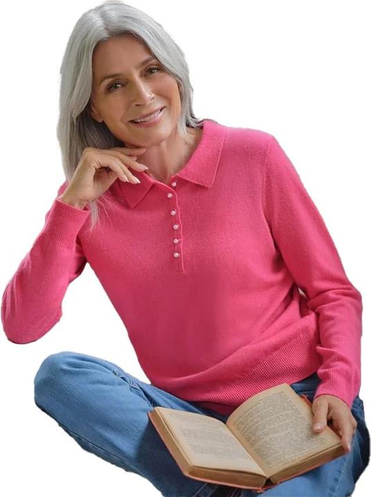 Produktbild Woolovers Poloshirt Jerseyware Kaschmir (M)