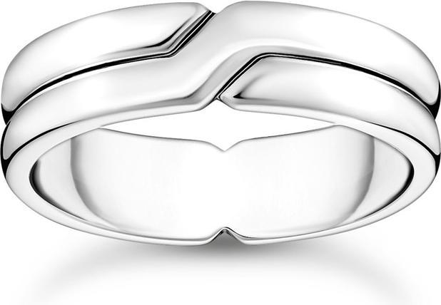 Immagine prodotto Thomas Sabo Ring gekreuzt Silber (60, 925 Argento)