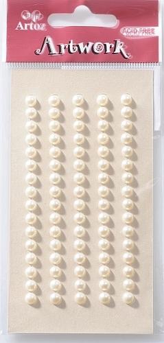 Actual product image Artoz Motif sticker pearl 5 mm, 1 sheet