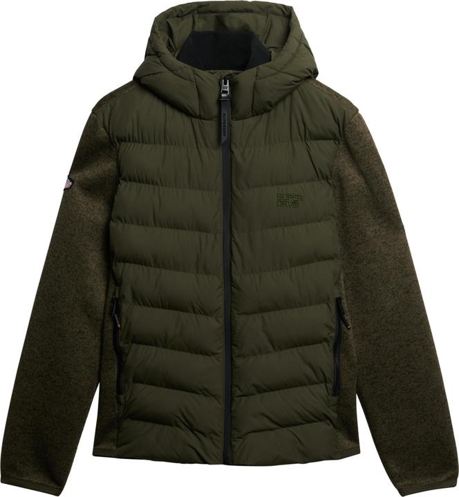 Produktbild Superdry Giacca Ibrida a Maglia con Cappuccio per Tempesta (M)