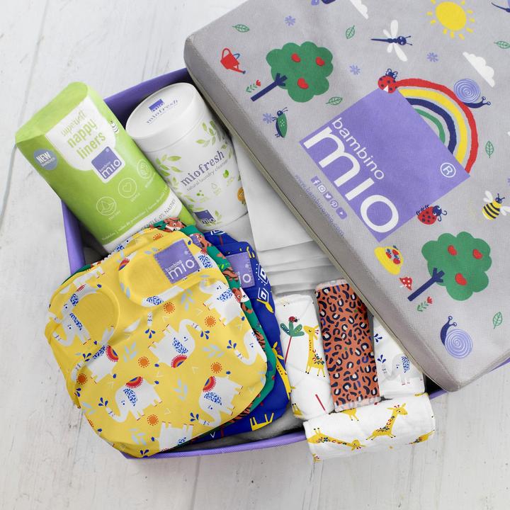 Image du produit Bambino Mio Couches lavables mioduo Set complet Fruits coquins (Taille 1, 16 pièce(s))