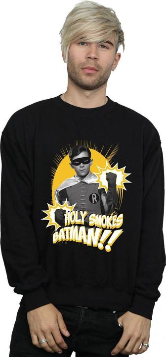Actual product image Mens Batman TV Series Robin Holy Smokes Cotton Sweatshirt (3XL)