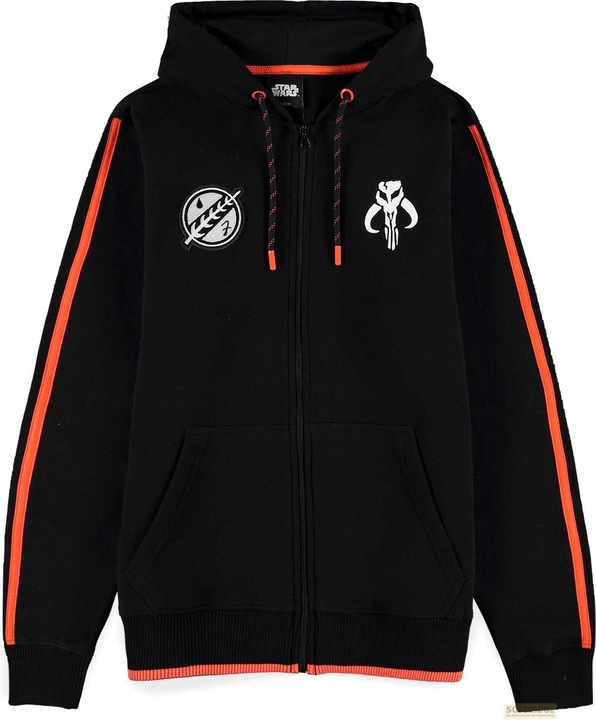 Star Wars Boba Fett Stripe Men's Zipper Hoodie