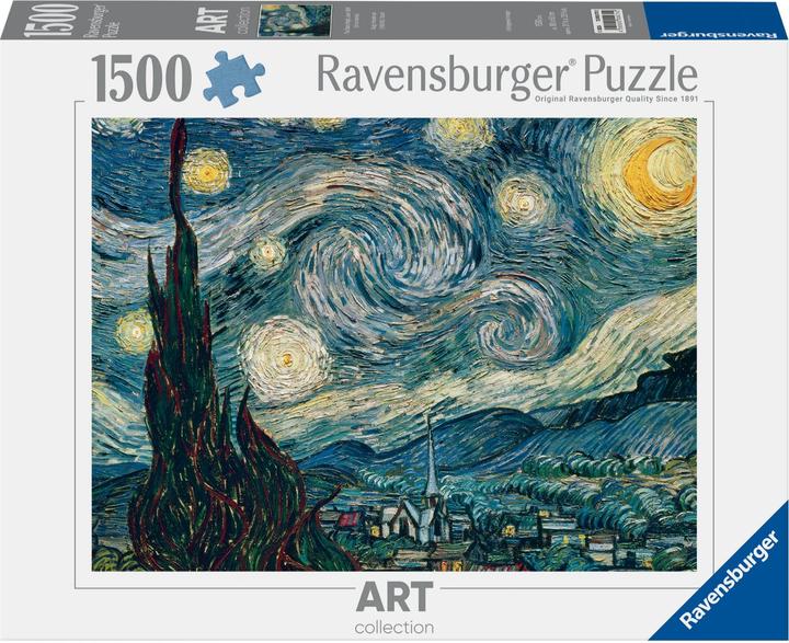 Actual product image Ravensburger Παζλ 1500 τεμ. Van Gogh: Ξαστεριά 12000079 (1500 pieces)