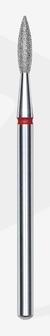Immagine prodotto Staleks Diamond Bit Sharp Flame Red Ring I Attachment for Nail Cutters
