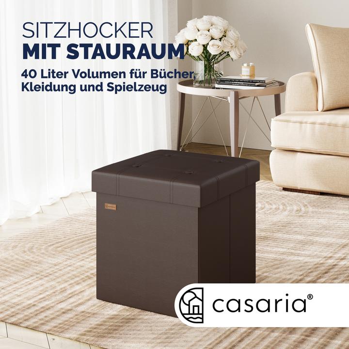 Produktbild Casaria Sitzhocker mit Stauraum