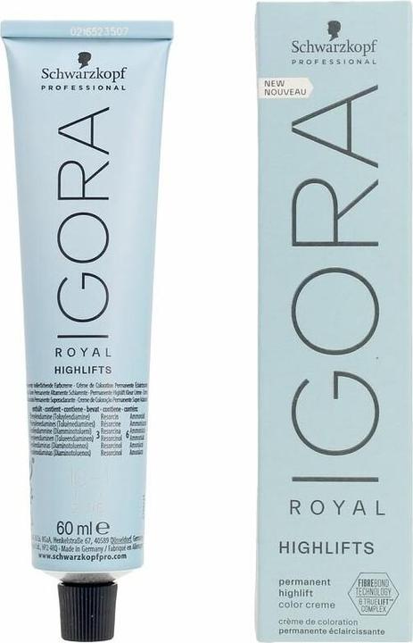Immagine prodotto Schwarzkopf IGORA ROYAL HIGHLIFTS #10-1 60 ml (10-1 Highlifts Ultrablond Cendré)