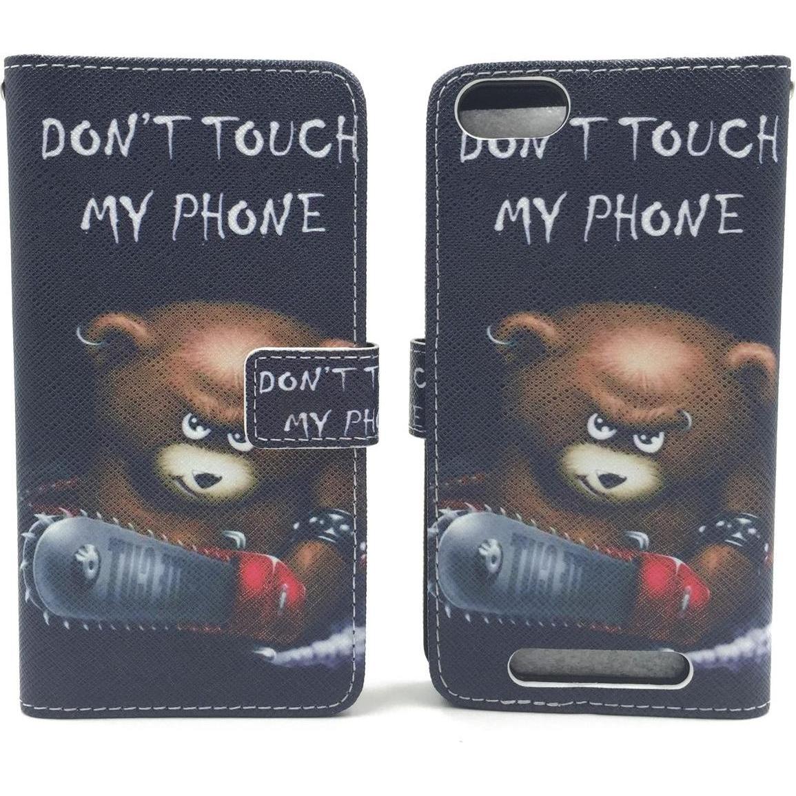 König Design Schutz Handy Hülle für Wiko Jerry Case Cover Tasche Wallet Etui Handyhülle Neu (Wiko Jerry), Smartphone Hül...