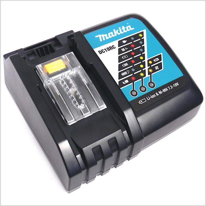 Produktbild Makita DKP 180 RF1J 18 V Akku Hobel im MAKPAC inkl. BL 1830 B Akku + DC18RC Ladegerät