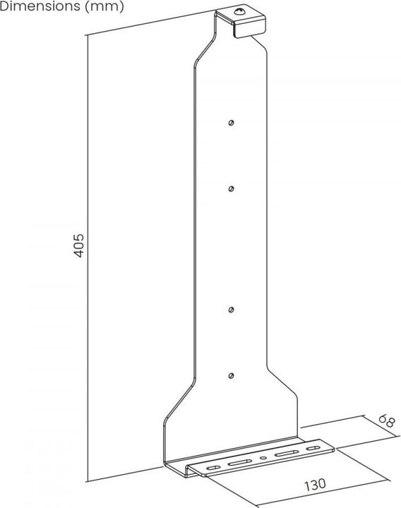 Image du produit Maclean Wandhalterung für PS5, 10 kg max, RS180 (PS5)