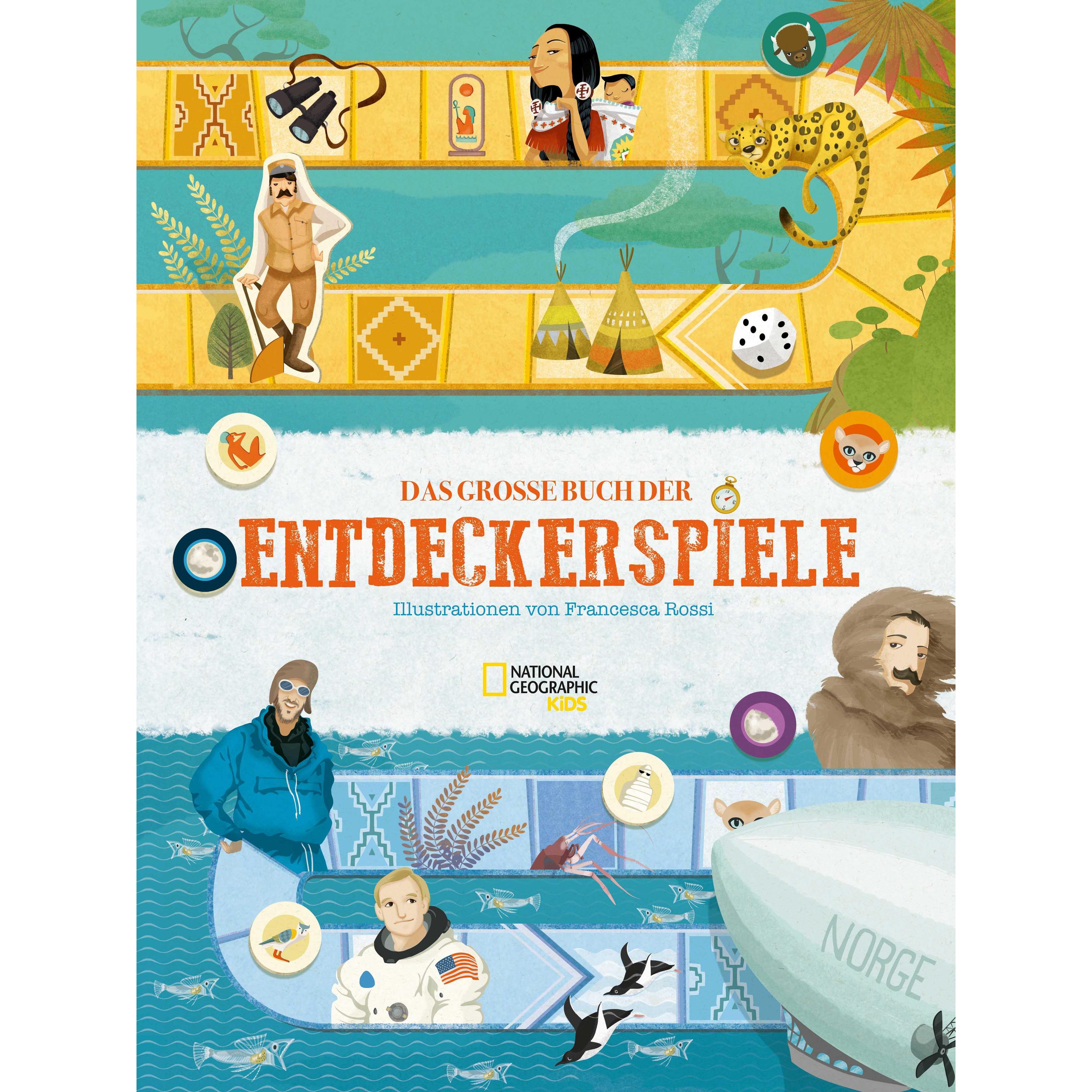 Thumbnail - Das grosse Buch der Entdeckerspiele, Kinderbücher von Francesca Rossi