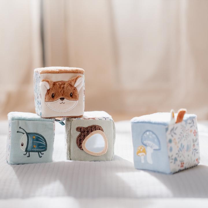 Image du produit Little Dutch Set de cubes en tissu Forest Friends