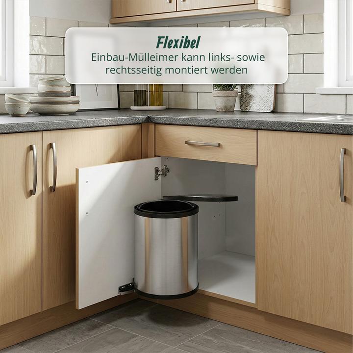 Produktbild Relaxdays Einbaumülleimer (14 l)