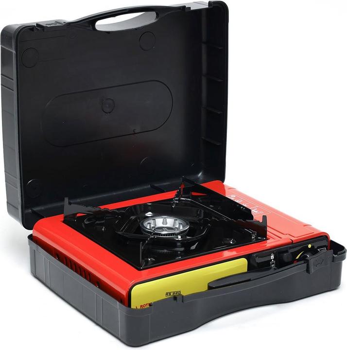 Productafbeelding Rothenberger Industrieel Gas Campingfornuis Gourmet Piezo RS 220 1500003730 Roestvrij Staal