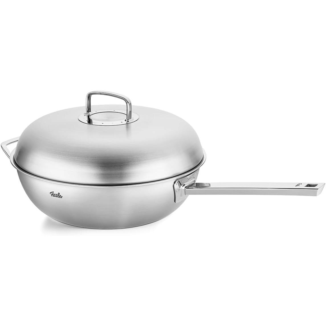 Fissler Argento Wok Original-Profi Collection Da 32 Cm, Padella + Pentola,