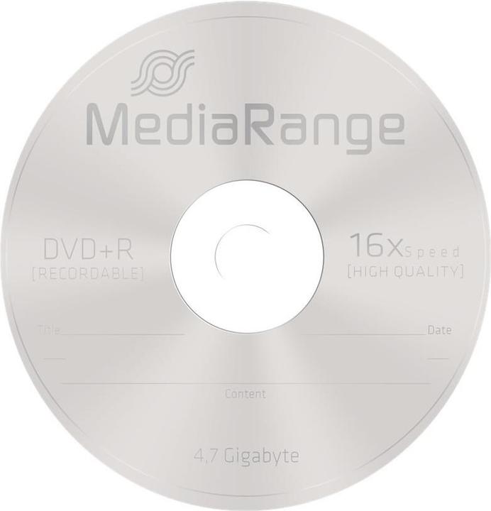 Produktbild MediaRange MR453 - DVD+R 16x, Cake10 (10 x)