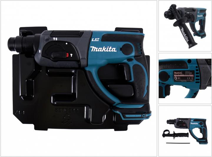Actual product image Makita DHR 202 ZE Battery combi hammer 18V 2,0J SDS Plus Solo in Makpac - without battery, without charger