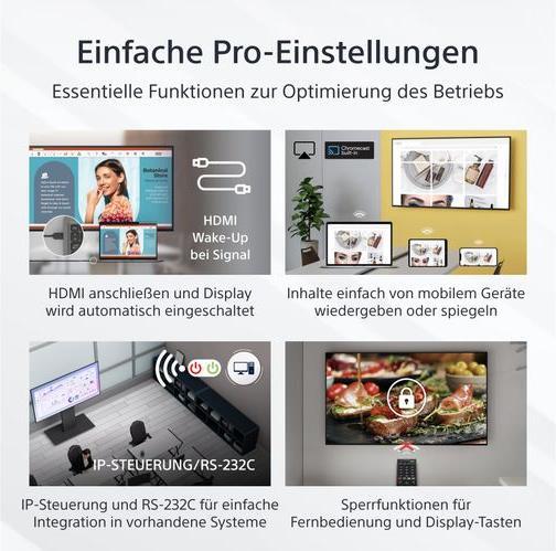 Image du produit Sony FW-50EZ20L 50IN LED 4K (3840 x 2160 pixels, 50")