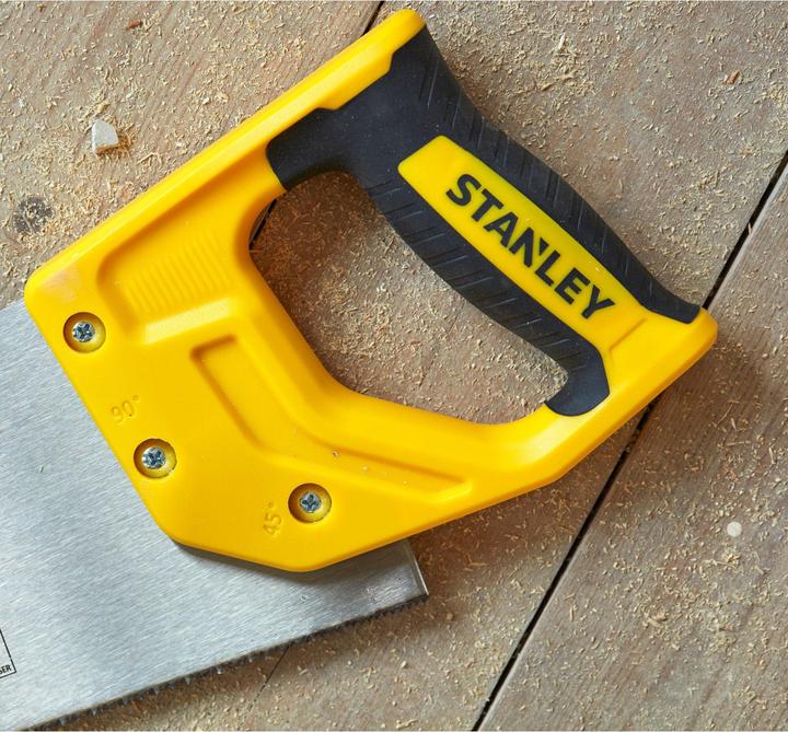 Produktbild Stanley Handsäge Sharpcut (18"/450 mm, Fuchsschwanz mit 11 Zähne/Inch für feines Arbeiten, doppelt g
