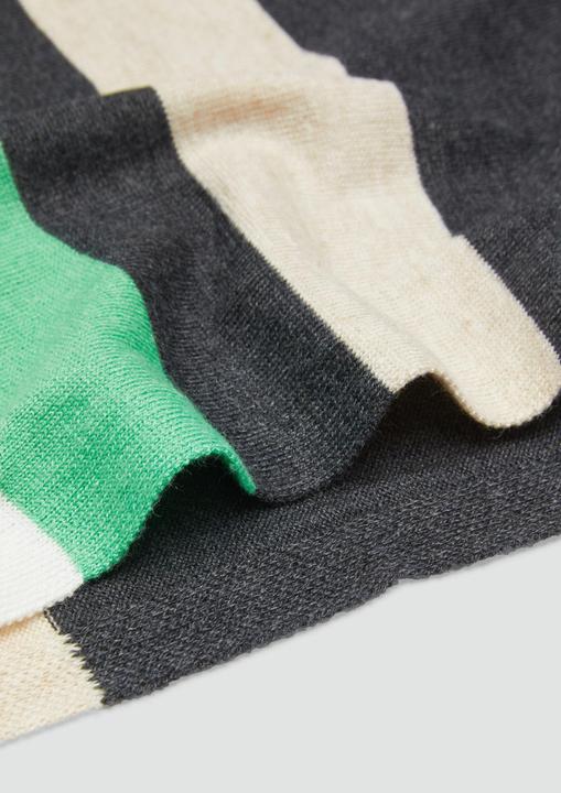 Image du produit s.Oliver Snood Gestreifter Loop-Schal aus Wollmix