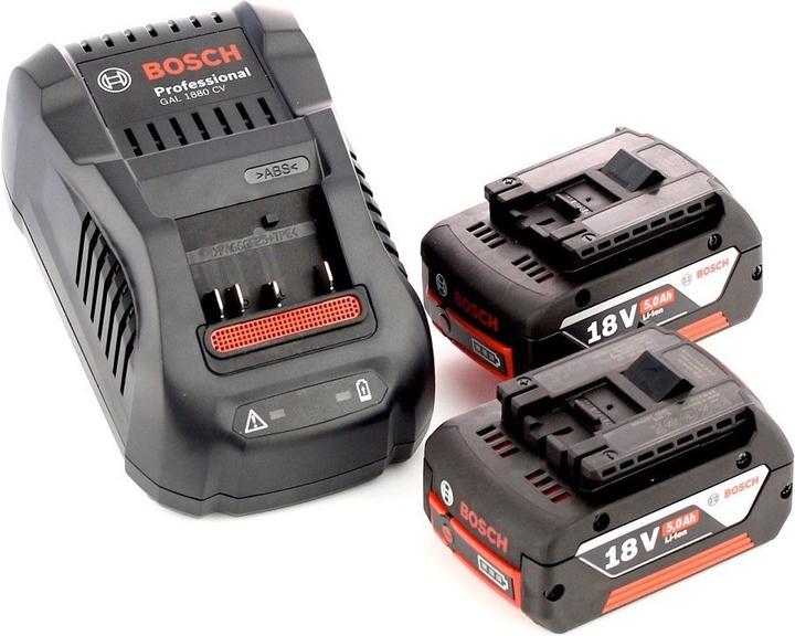 Actual product image Bosch Professional GSA 18V-LI Cordless Reciprocating Saw 18 V + 2x Batteries GBA 5.0 Ah Li-lon + 1x