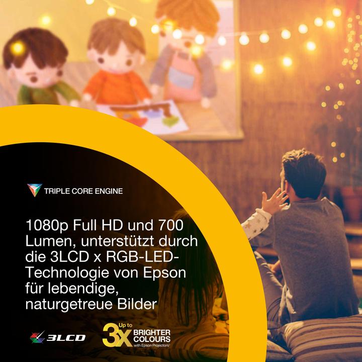 Produktbild Epson Lifestudio Flex - EF-71 Diamond Wh (Full HD, 700 lm, 1.2:1)