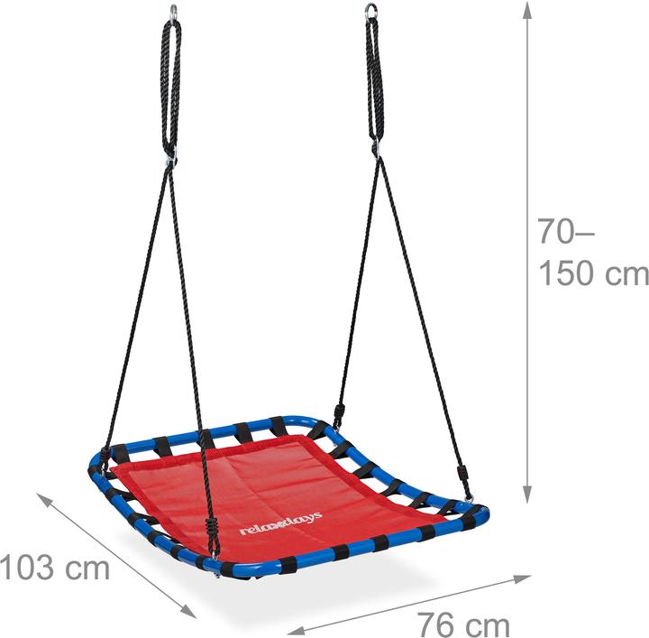 Actual product image Relaxdays Nest swing