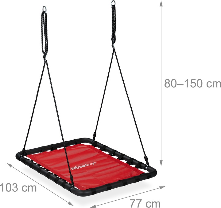 Actual product image Relaxdays Nest swing