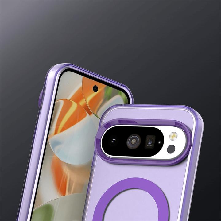 Actual product image Cover-Discount Google Pixel 10 / 10 Pro - Acryl-Handyhülle mit Magnet und Farbakzent (Google Pixel 10 Pro, Google Pixel 10)