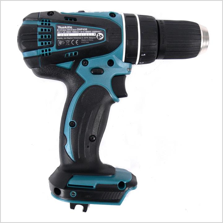 Produktbild Makita DHP 456 ZE 18 V Li-ion Akku Schlagbohrschrauber Grün mit Einlage für Makpac