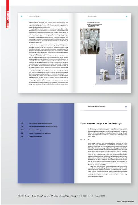 Nutritional values and ingredients Design (German, Bernhard E. Bürdek, 2015)