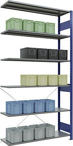Actual product image eurokraft pro Boltless shelving, single row