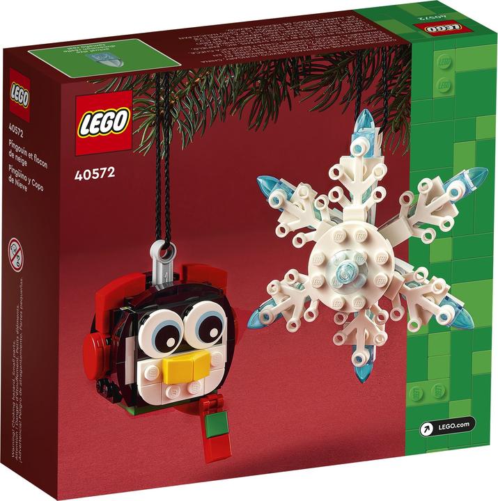 Actual product image LEGO Penguin with snowflake (40572, LEGO DC)