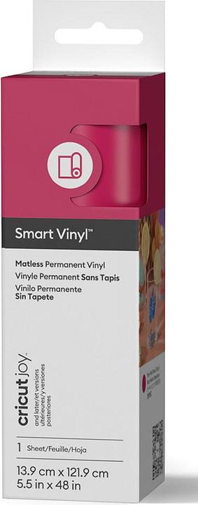 Produktbild Cricut Smart Vinyl Permanent Joy 14x122cm 1 sheet Mat Party Pink (P)