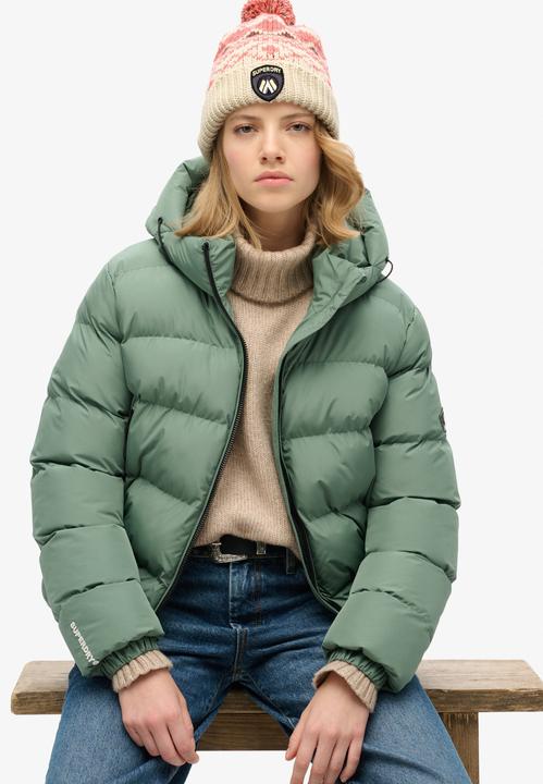 Produktbild Superdry Apres Ski Beaniemütze aus Strickgewebe