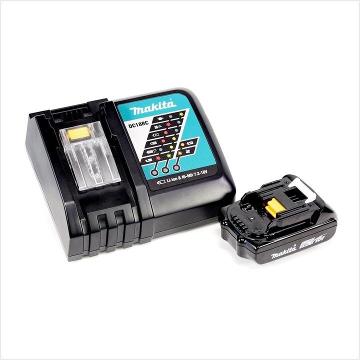 Produktbild Makita DHP 453 RA1J Akku Schlagbohrschrauber 18 V 42 Nm + 1x Akku 2,0 Ah + Ladegerät + Makpac (Akkubetrieb)