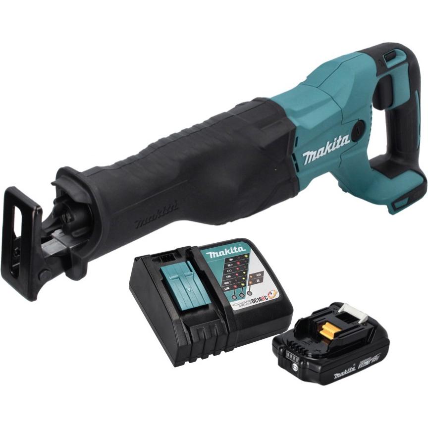 Thumbnail - Makita, Säbelsäge, DJR 186 RA1 Akku Reciprosäge Säbelsäge 18 V + 1x Akku 2,0 Ah + Ladegerät