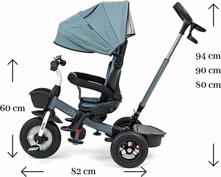 Actual product image Mally Rowerek Trójkołowy Movi Grey