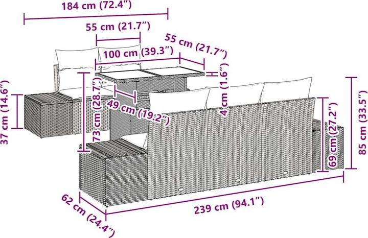 Produktbild vidaXL Adrianna