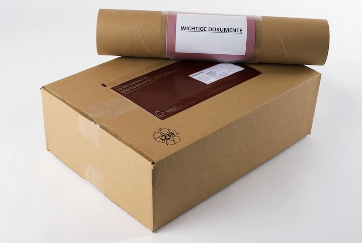 Immagine prodotto Docufix Buste portadocumenti con finestra a destra C6/5, conformi alle norme postali (C6/5)