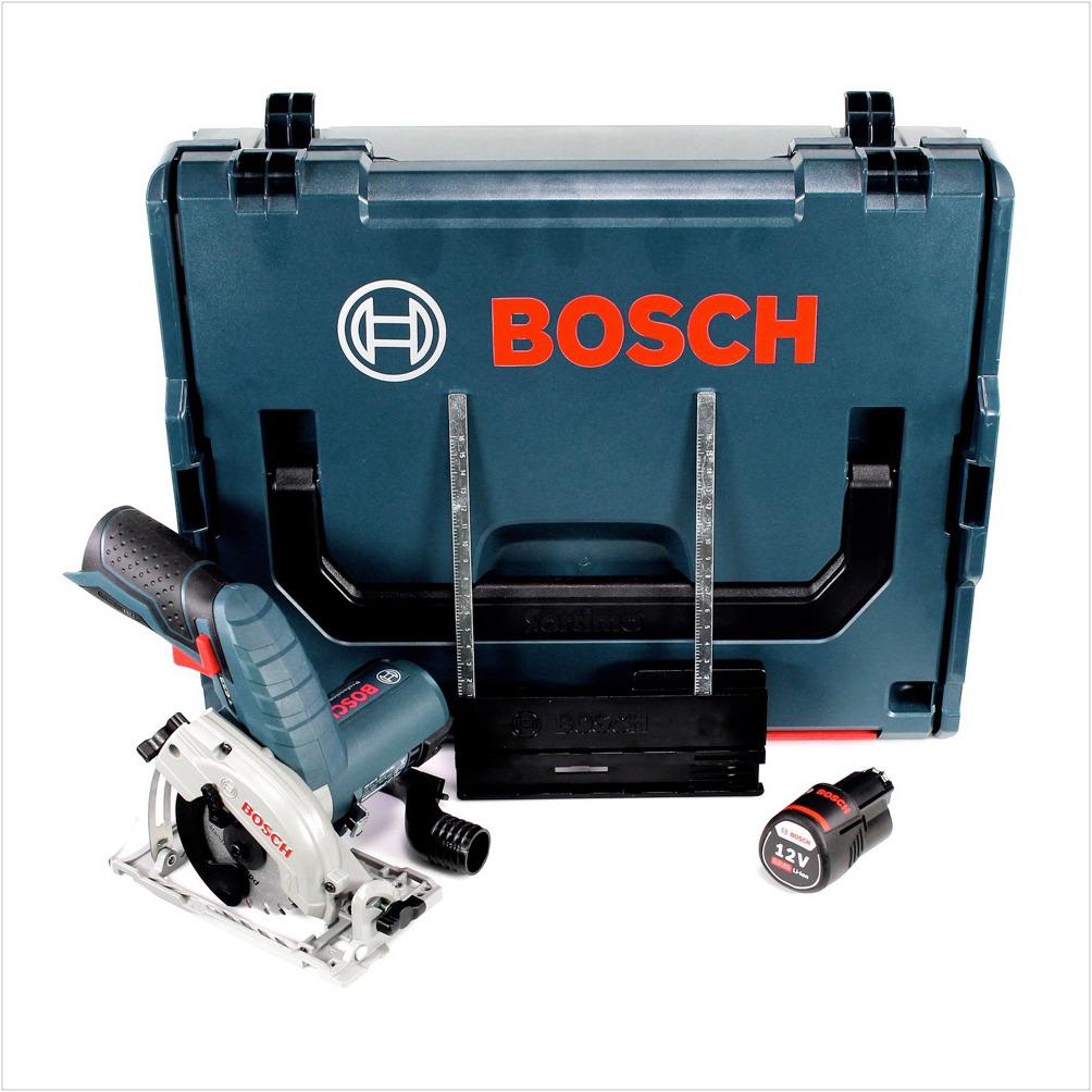 Thumbnail - Bosch Professional, Handkreissäge, Bosch GKS 12V-26 Professional Akku Handkreissäge 12 V 85 mm + 1x Akku 3,0 Ah + L-Boxx...