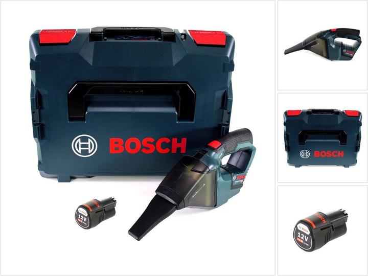 Produktbild Bosch Professional GAS 12V Professional Akku Staubsauger 12 V 0,35 l + 1x Akku 3,0 Ah + L-Boxx - ohne Ladegerät