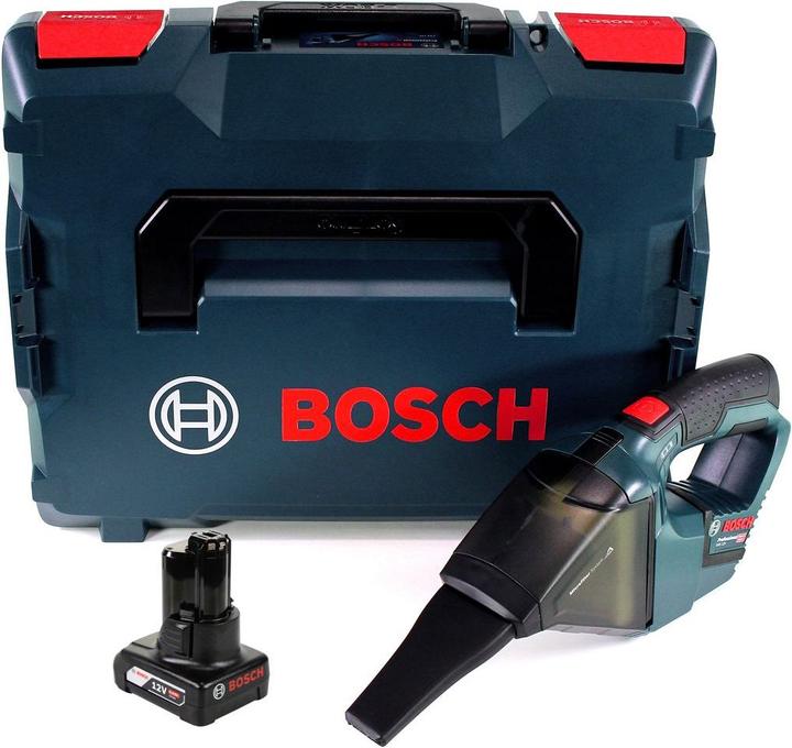 Produktbild Bosch Professional GAS 12V Professional Akku Staubsauger 12 V 0,35 l + 1x Akku 6,0 Ah + L-Boxx - ohne Ladegerät
